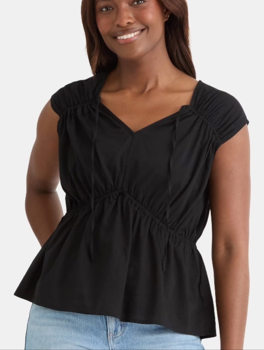 Time And Tru Top Sleeveless Spade Neck Plus Size XXXL 22